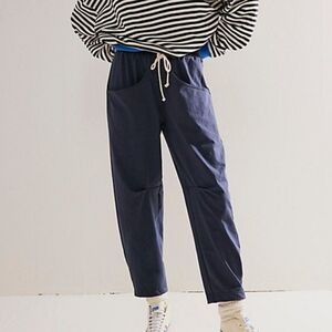 Free People Navy Caden Pants